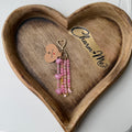 Pink Heart Keychain