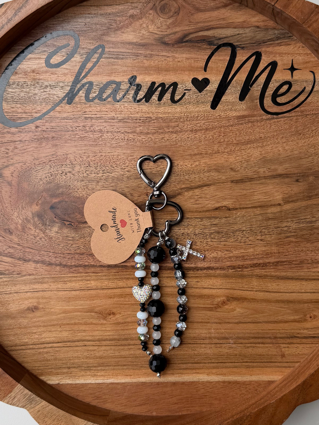 Cross / Heart Keychain