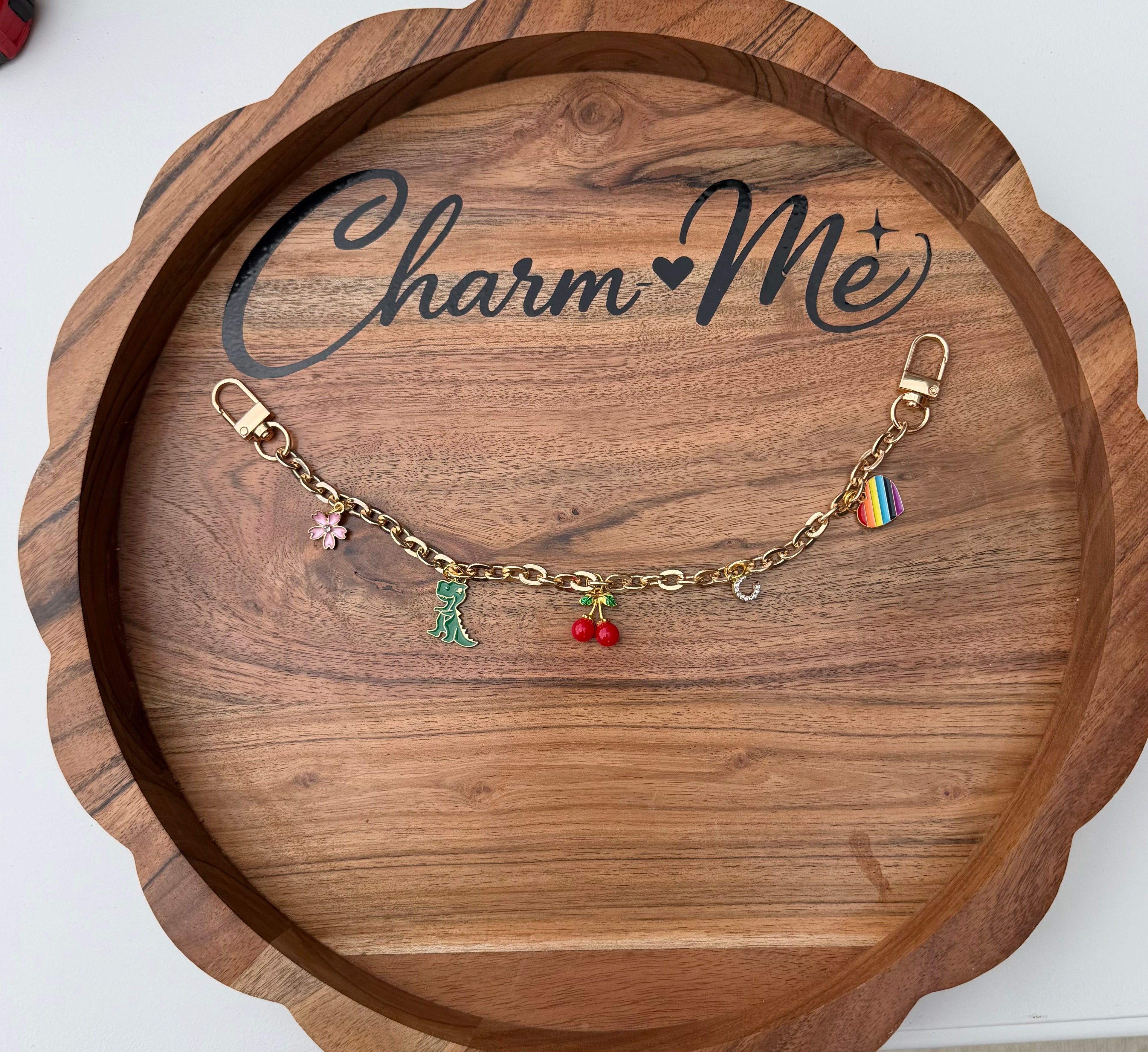 Charms Gold Purse Chain