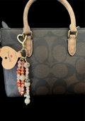 Dog Jade Purse Keychain