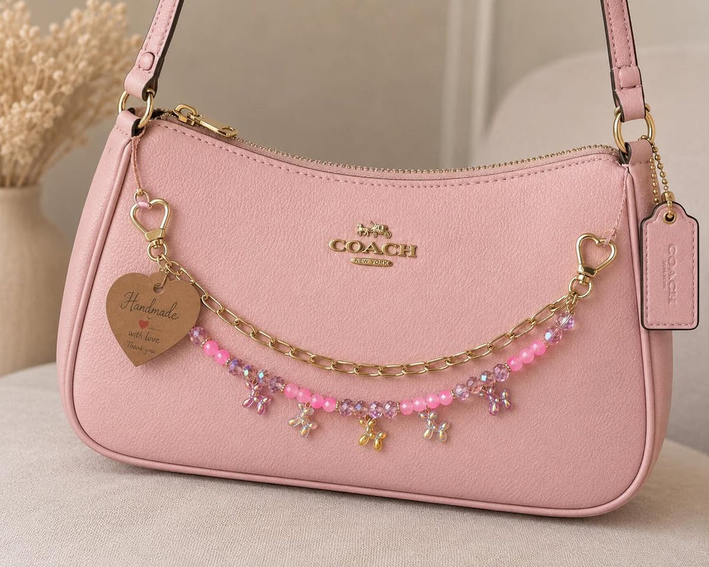 Ballon Dog Neon Purse Chains