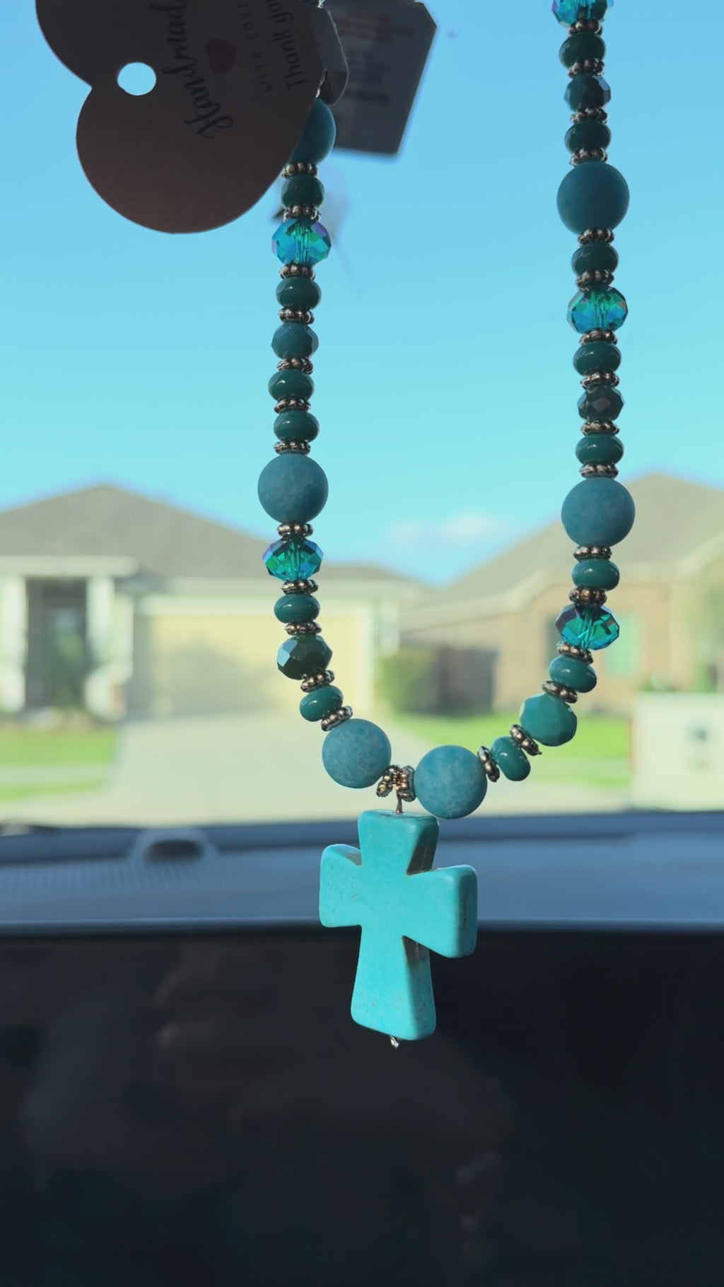 Cross necklace / Car charm
